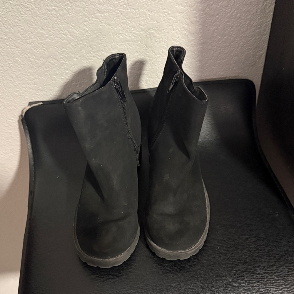 Me Too Black Ankle Boots